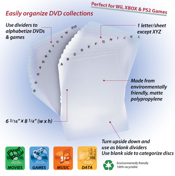 DVD Dividers