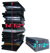 DVD Storage Height Comparison